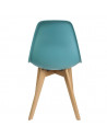 Chaise scandinave - L 46,2 x l 52 cm - Turquoise