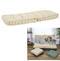 Matelas de sol - L 120 x l 40 cm - Beige
