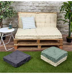Matelas de palette ou de sol - L 120 x l 80 cm - Beige