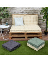 Matelas de palette ou de sol - L 120 x l 80 cm - Beige