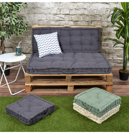 Matelas de sol - L 120 x l 80 cm - Gris