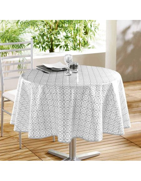 Nappe ronde en PVC - D 160 cm - Abaca