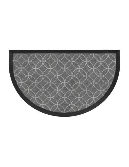 Tapis demi-lune - L 75 x H 45 cm - Emilio Gris