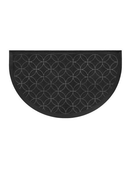 Tapis demi-lune - L 75 x H 45 cm - Emilio Noir