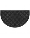 Tapis demi-lune - L 75 x H 45 cm - Emilio Noir