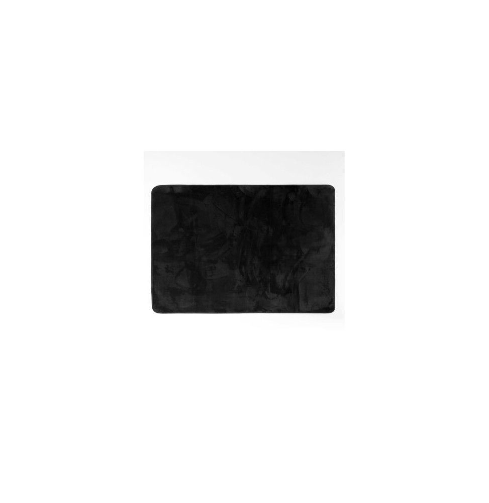 Tapis rectangulaire - L 170 x H 120 cm - Noir