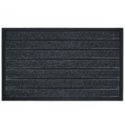 Tapis rectangulaire grattoir - L 75 x 45 cm - Marco Gris