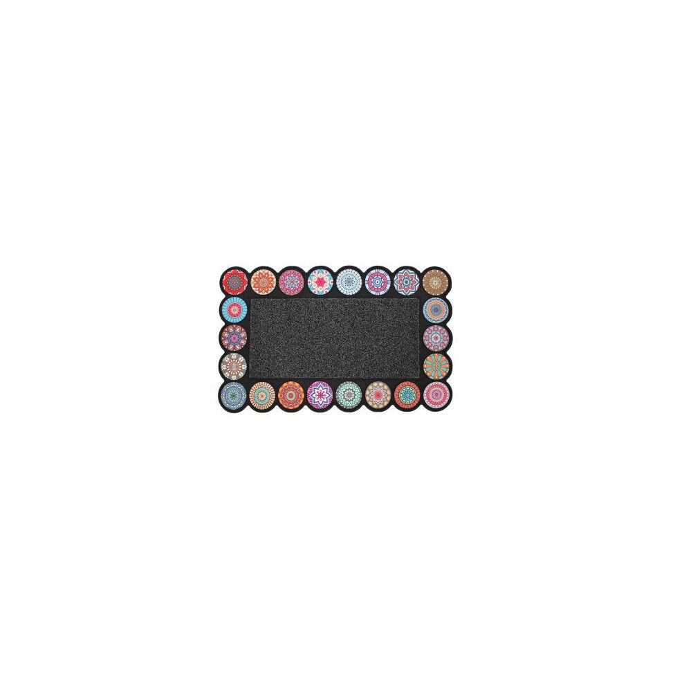 Tapis rectangulaire - L 75 x 45 cm - PVC - Rosa Color