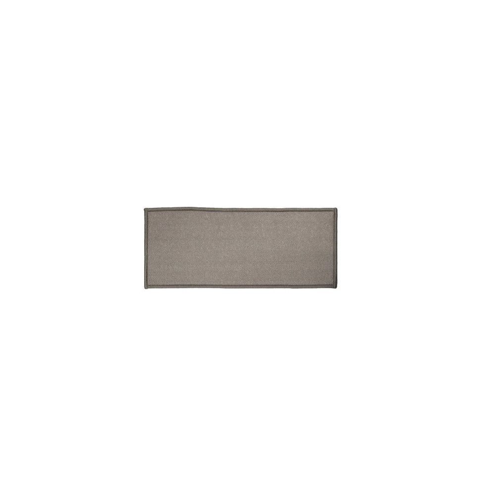 Tapis rectangulaire uni - L 120 x 50 - Gris