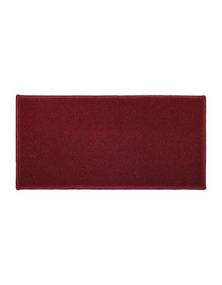 Tapis rectangulaire uni - L 120 x 50 - Rouge