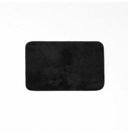 Tapis rectangulaire - Noir - Flanelle