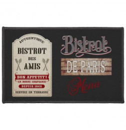 Tapis rectangulaire - L 80 x 50 cm - Bistrot Des Amis