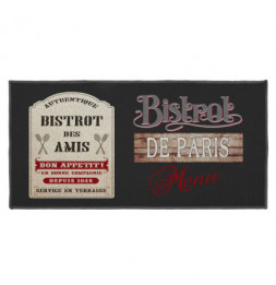 Tapis rectangulaire - L 120 x 50 cm - Bistrot Des Amis