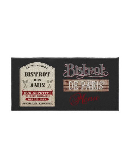 Tapis rectangulaire - L 120 x 50 cm - Bistrot Des Amis