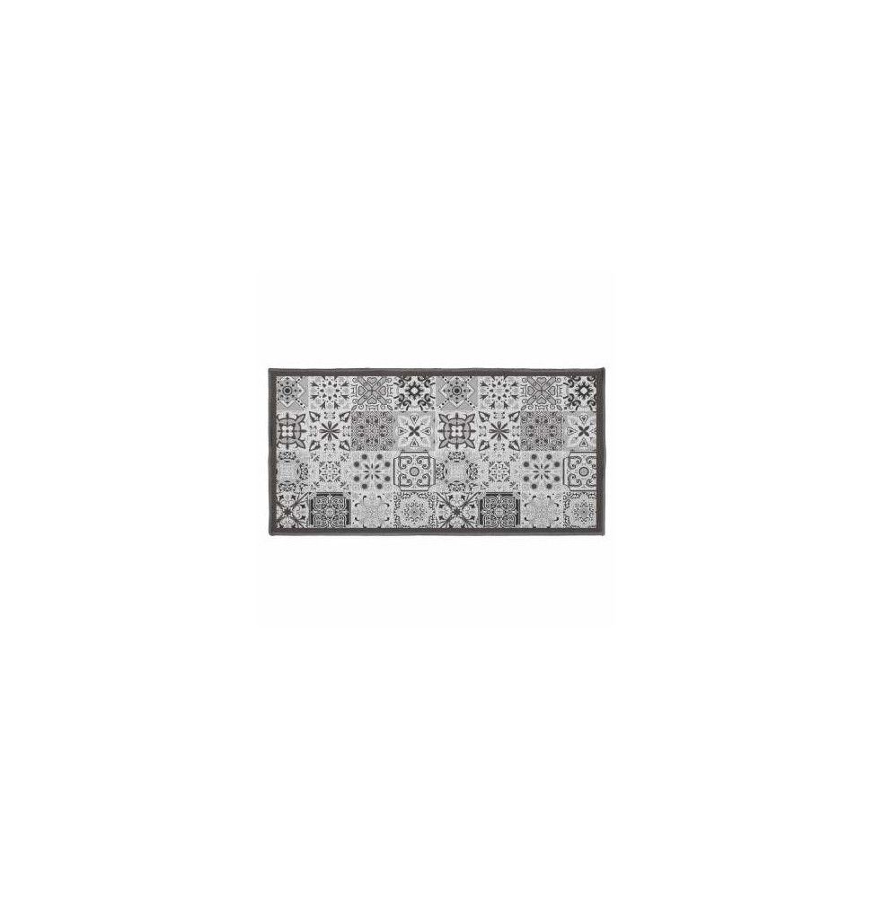 Tapis rectangulaire - L 115 x 57 cm - Gris