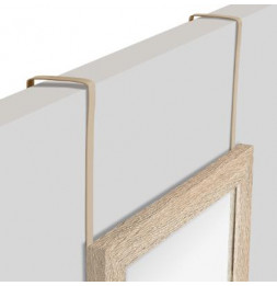 Miroir de porte en bois - L 35 x H 109 cm - Beige