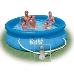 Kit piscine autoportante 3m05 - Piscine ronde - Easy Set - Intex 