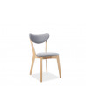 Chaise - Brando - L 45 cm x l 40 cm x H 76 cm - Gris