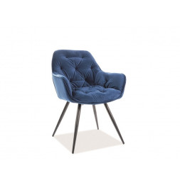 Chaise Cherry - H 83 cm - Bleu Marine