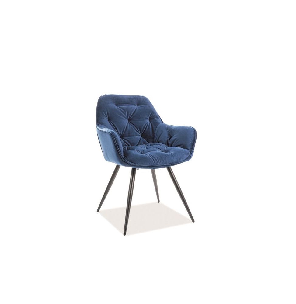 Chaise Cherry - H 83 cm - Bleu Marine