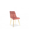 Chaise Chic - L 50 x l 43 x H 88 cm - Rose