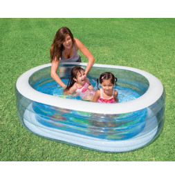 Piscine ovale family - Intex - Piscine pour enfant