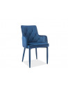 Chaise - Ricardo - L 50 cm x l 44 cm x H 88 cm - Bleu marine