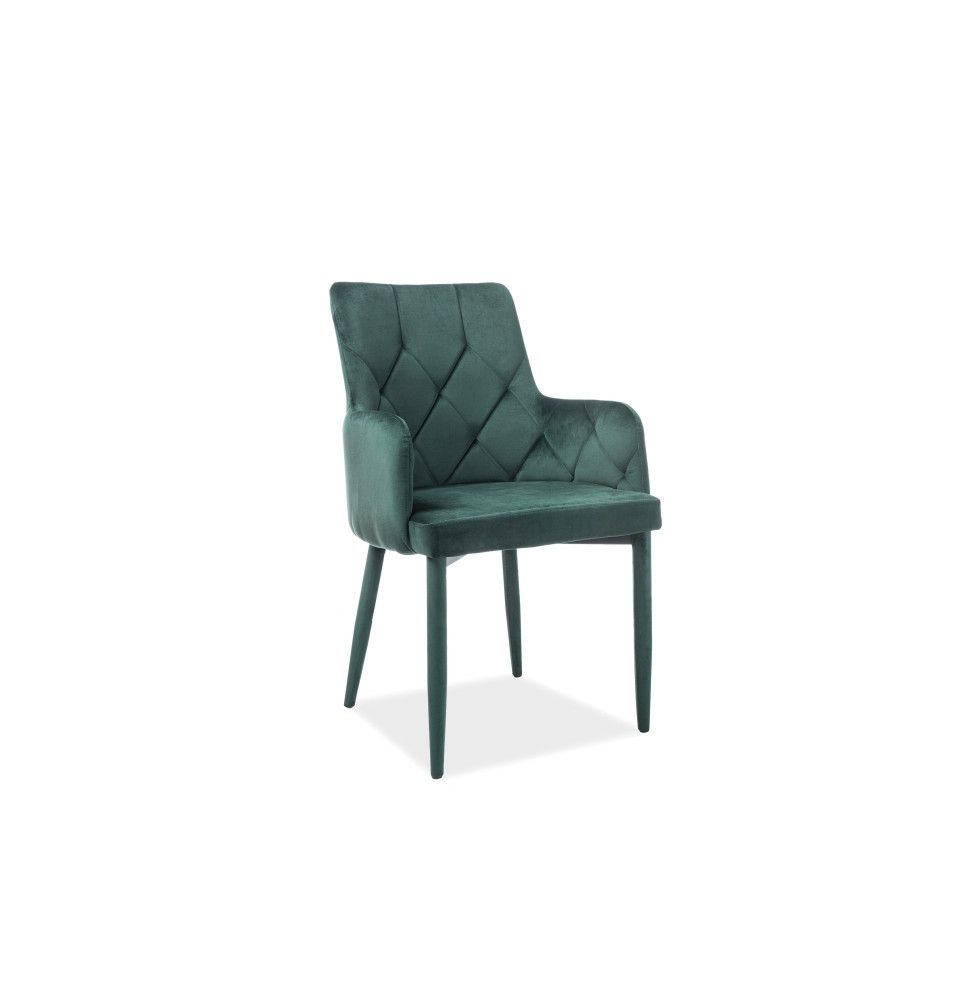 Chaise - Ricardo - L 50 cm x l 44 cm x H 88 cm - Vert