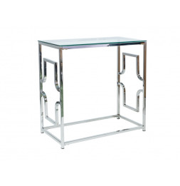 Console en verre - L 80 cm...