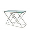 Console en verre - L 80 cm x l 40 cm x H 78 cm - Zegna