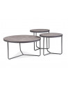 Lot de 3 tables basses gigognes - Tailles différentes - Demeter