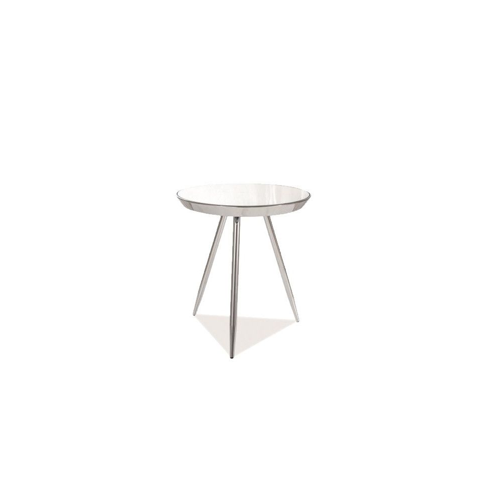 Table d'appoint - Bora - H 46 cm - Transparent