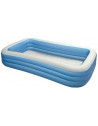 Piscine gonflable rectangulaire family - Bleu - Intex