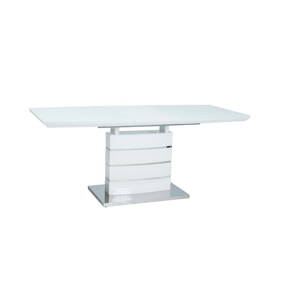 Table Leonardo - L 140 x l 80 x H 76 cm - Blanc
