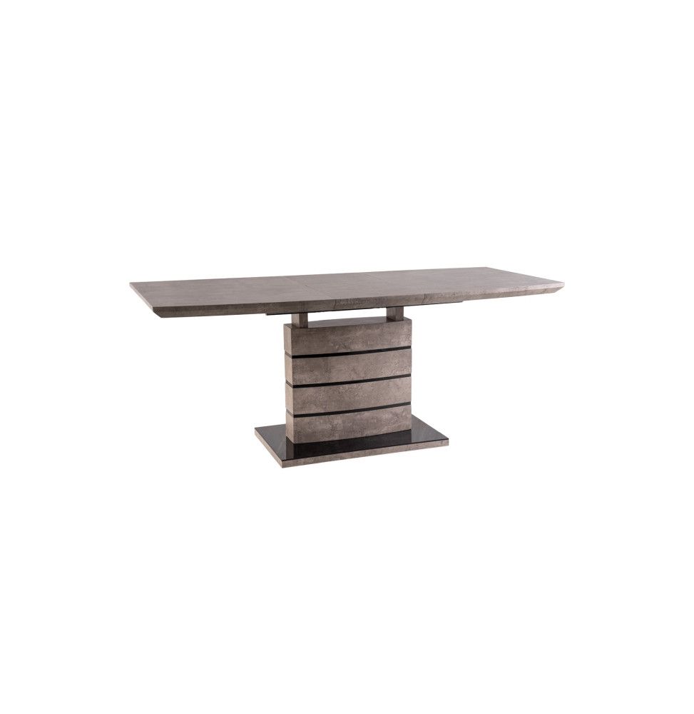 Table Leonardo - L 140 x l 80 x H 76 cm - Gris