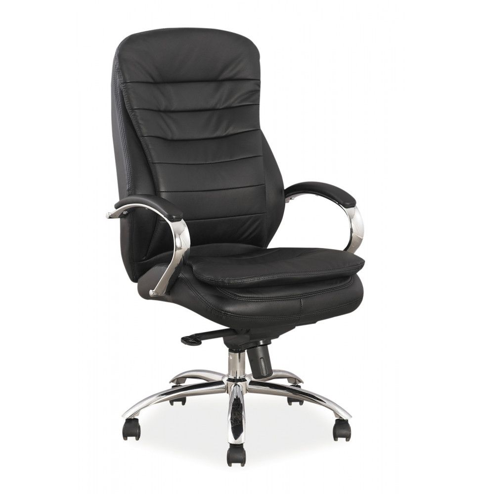 Fauteuil pivotant - Swivel Q154 - L 65 x l 53 x H 116 cm - Noir