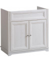 Meuble sous vasque - 80 x 45 x 79 cm - Lutecia White