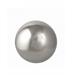 Sphère de jardin - D 19,6 cm - Acier inoxydable