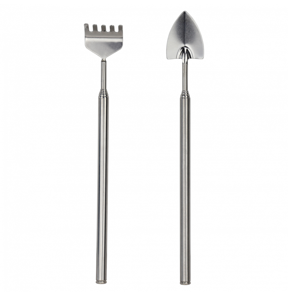 Set outils de jardin pour terrarium - Acier inoxydable