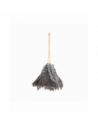 Plumeau en plume d'autruche - L 3,1 x l 3,1 x H 38 cm - Bois