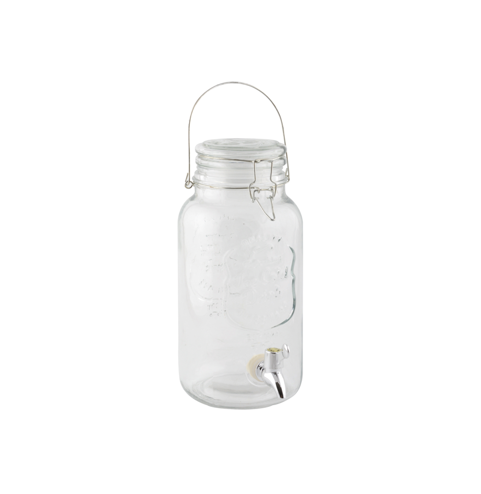 Distributeur à boisson 3,6 L - L 20,5 x l 14,8 x H 31 cm - Verre