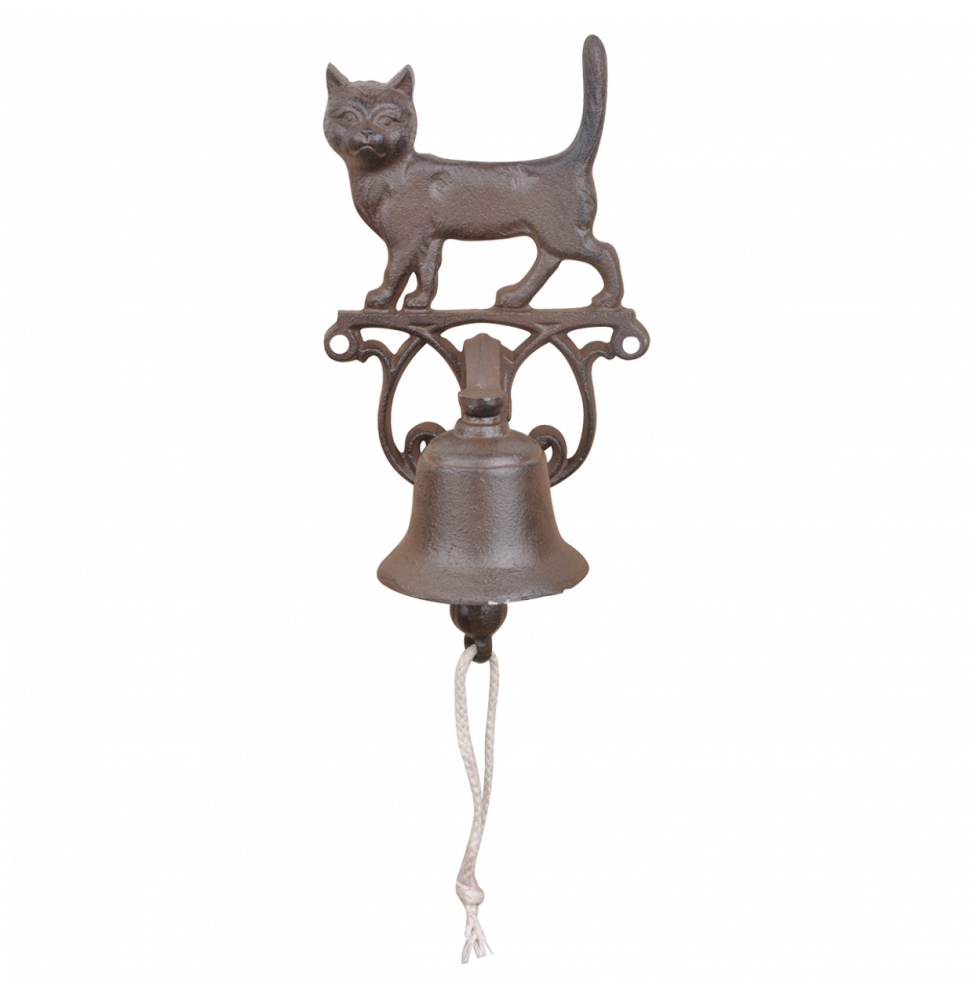 Cloche d'entrée - L 13,2 x l 14,3 x H 24,2 cm - Petit Chat