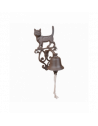 Cloche d'entrée - L 13,2 x l 14,3 x H 24,2 cm - Petit Chat