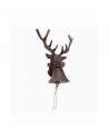 Cloche d'entrée - L 14,5 x l 22 x H 27 cm - Cerf