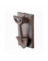 Heurtoir de porte - L 5,5 x l 8,4 x H 16,2 cm - Marron