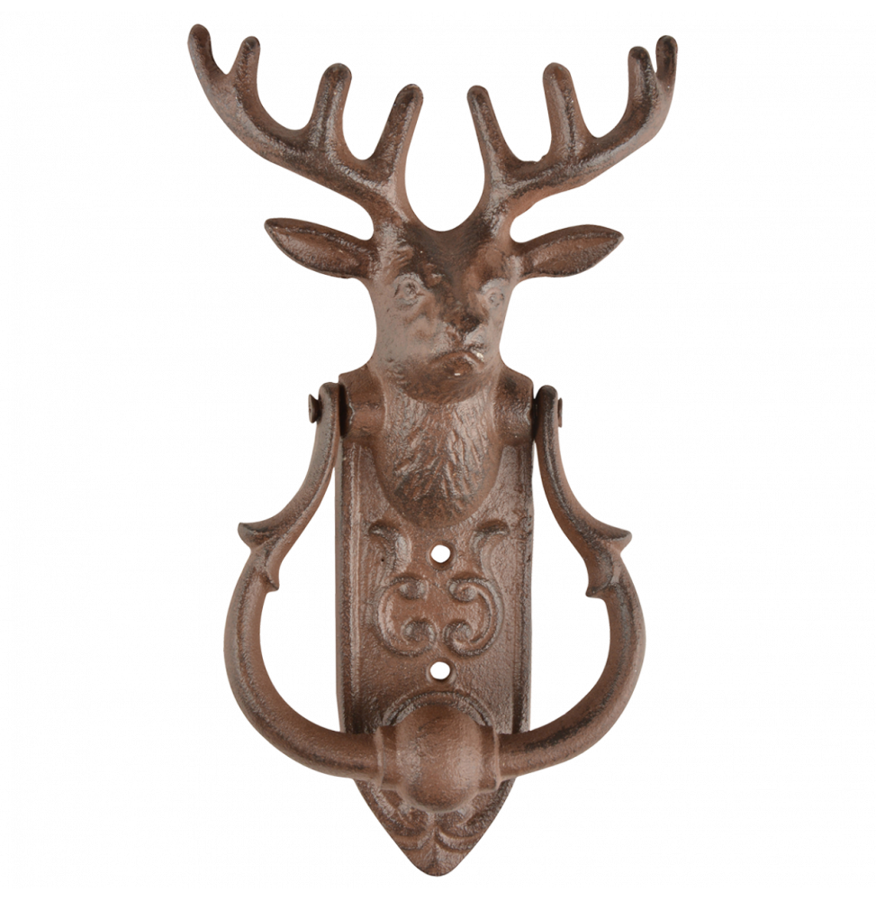Heurtoir de porte - L 6,4 x l 13,3 x H 23,5 cm - Cerf