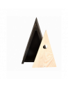 Nichoir en tente - L 16,3 x l 18,2 x H 27,5 cm - Marron