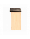Nichoir à mésange charbonnière - L 13,7 x l 17 x H 28,3 cm - Noir
