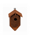 Nichoir en fibres de coco - L 10,2 x l 15,2 x H 26,2 cm - Marron