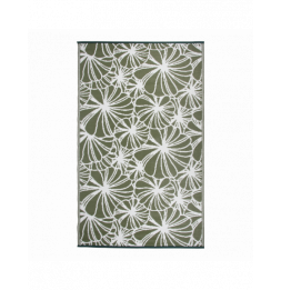 Tapis de jardin révesible - L 241 x l 151,5 cm - Floral